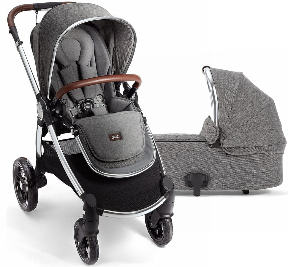 Mamas & Papas Ocarro Stroller & Bassinet - Grey Twill - 5775AS4X1-5777AS400