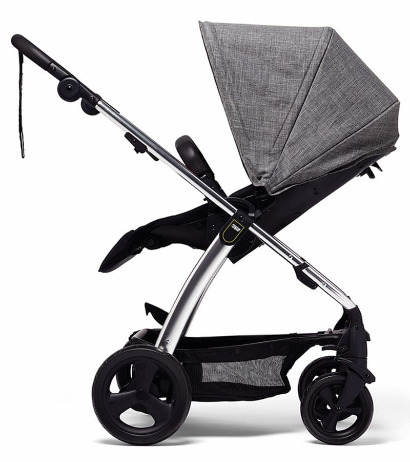 Mamas & Papas Sola 2 Chrome Stroller & Carrycot - Grey Marl