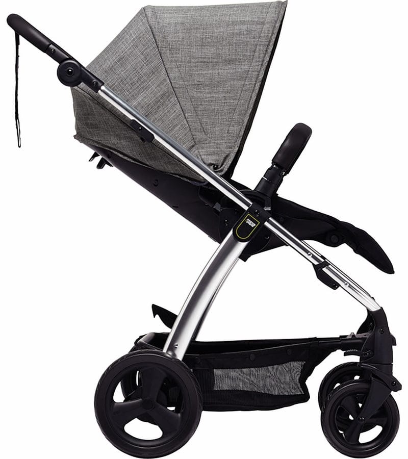 Mamas & Papas Sola 2 Chrome Stroller & Carrycot - Grey Marl