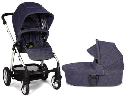 Mamas & Papas Sola 2 MTX Stroller & Carrycot - Denim - 3235M66W1-CC
