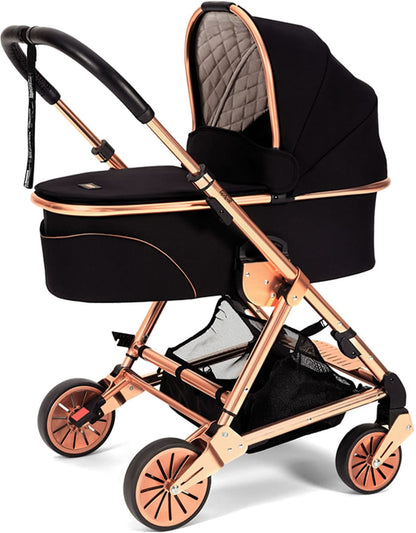 Mamas & Papas Urbo 2 Stroller, Signature Edition - Black / Rose Gold - 1037U76W1