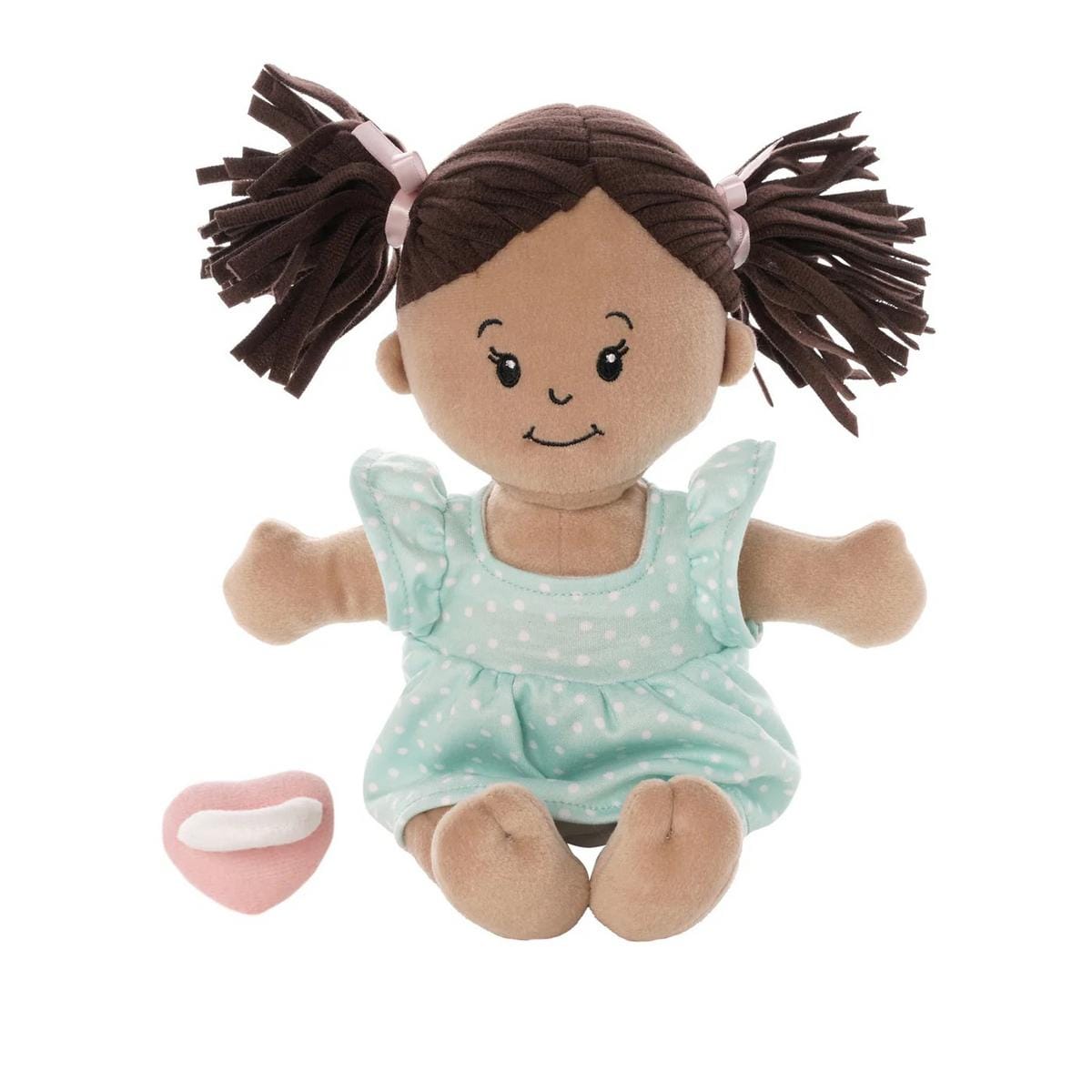 Manhattan Toy Love, Stella Doll Beige with Brown Pigtails - 168160