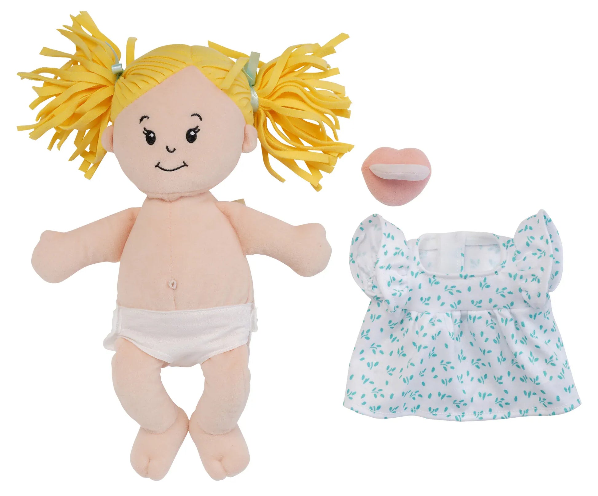 Manhattan Toy Love, Stella Doll Peach with Blonde Pigtails - 168170R1