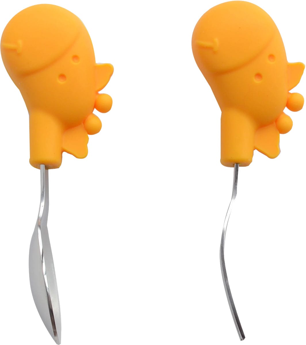 Marcus & Marcus Palm Grasp Spoon & Fork Set Lola the Giraffe - 11611-MM