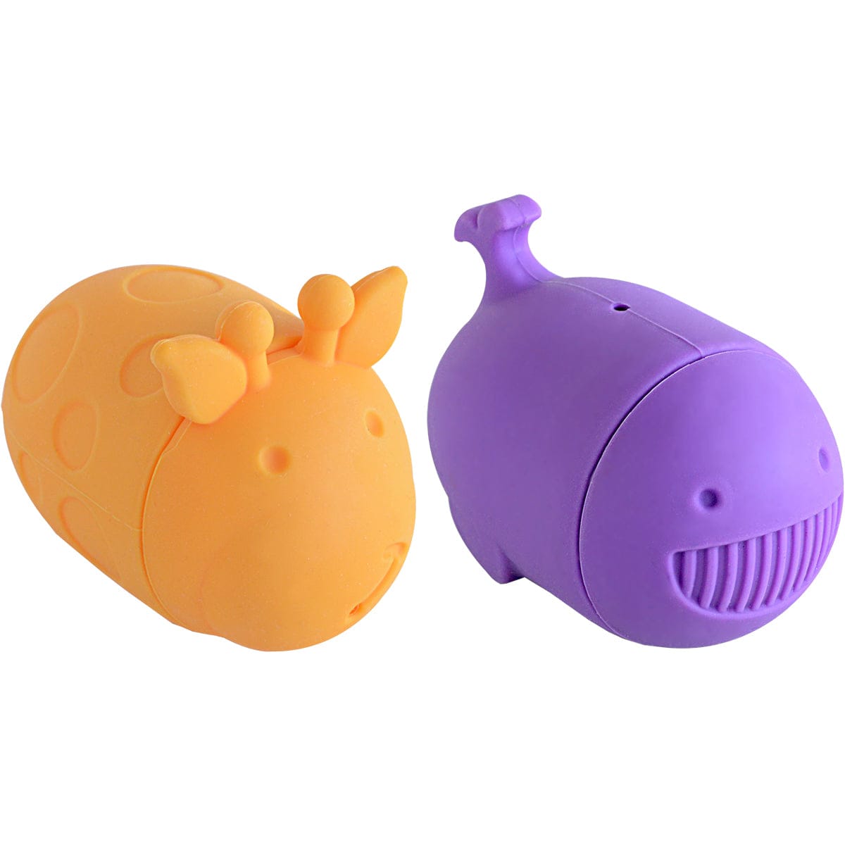 Marcus & Marcus Silicone Bath Toys 2 Pack, Whale & Giraffe - 11452-MM