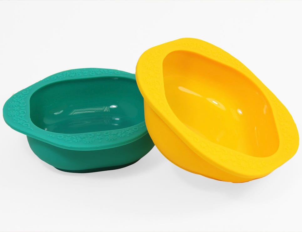 Marcus & Marcus Silicone Bowls, 2-Pack - Ollie the Elephant & Lola the Giraffe - 11085-MM