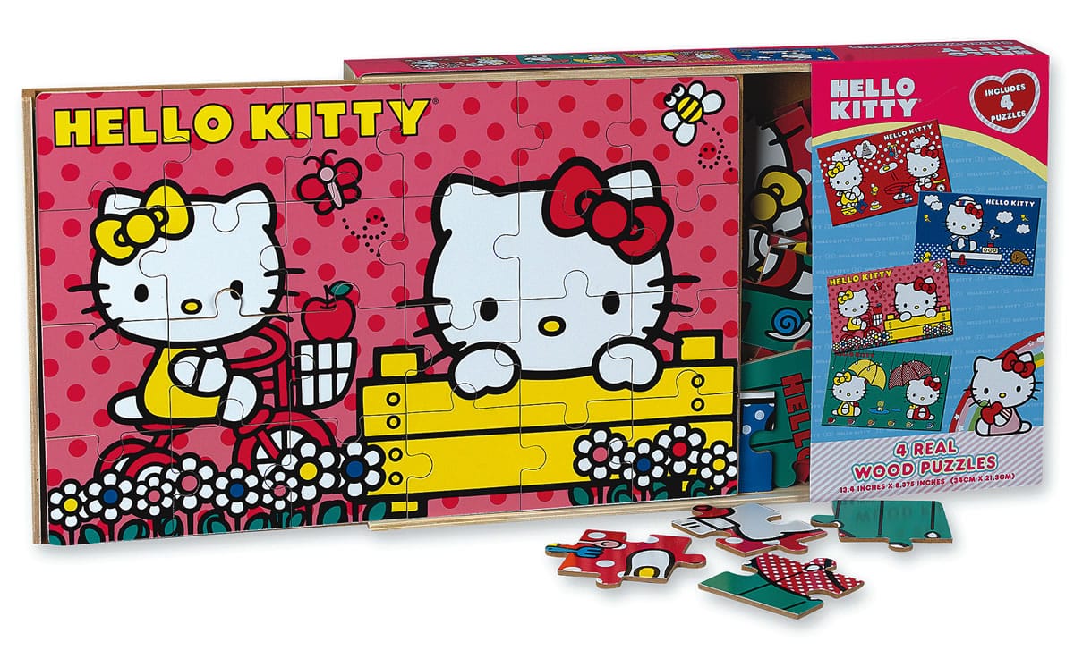 Marlon Creations Hello Kitty Wooden Puzzles - CA12394