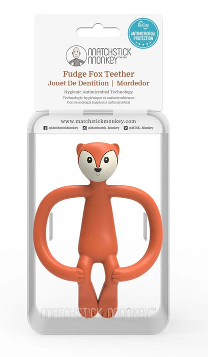Matchstick Monkey Animal Teether - Fudge Fox - 19-13006