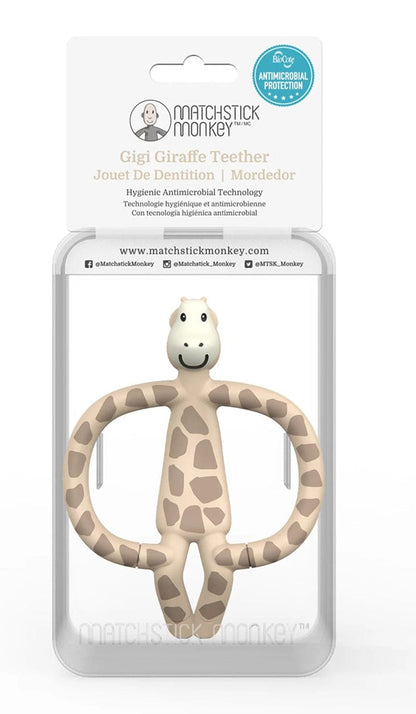 Matchstick Monkey Animal Teether - Gigi Giraffe - 19-13003