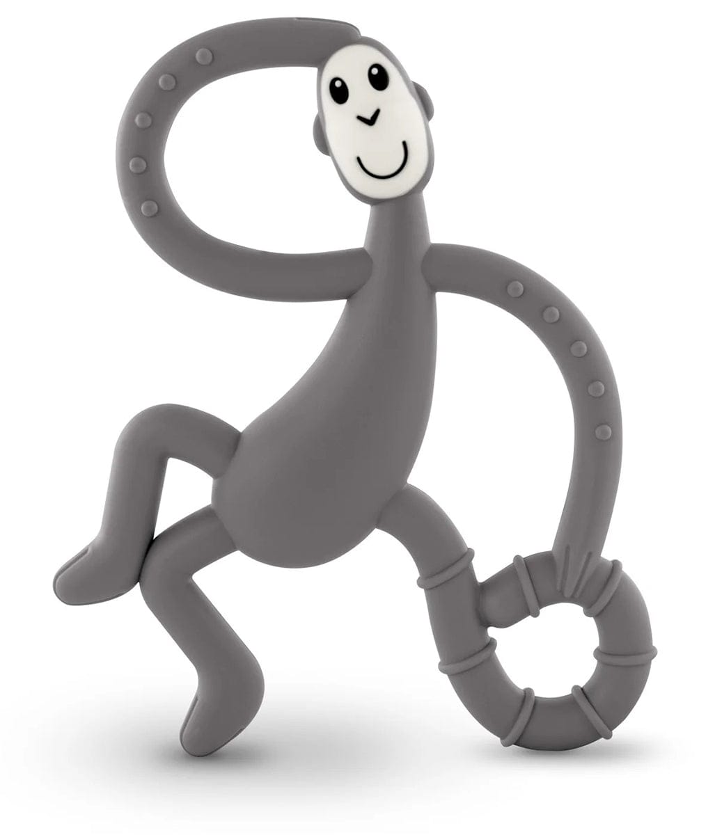 Matchstick Monkey Dancing Monkey Teether - Gray - 19-00001