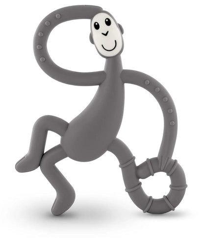 Matchstick Monkey Dancing Monkey Teether - Gray - 19-00001