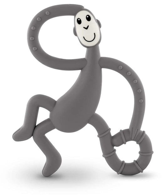 Matchstick Monkey Dancing Monkey Teether - Gray - 19-00001