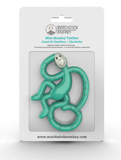Matchstick Monkey Mini Monkey Teether - Green - 19-11006