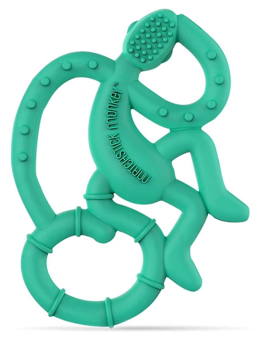 Matchstick Monkey Mini Monkey Teether - Green - 19-11006