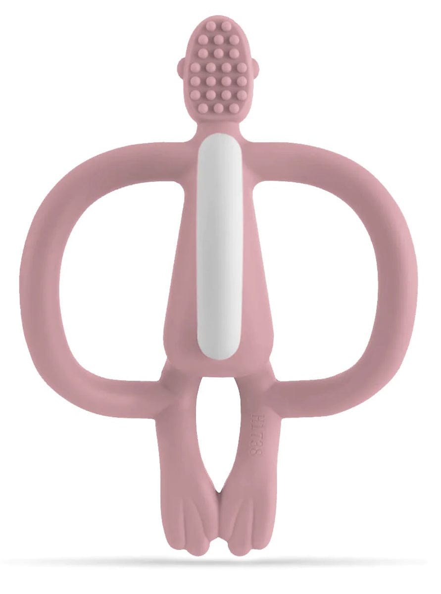 Matchstick Monkey Original Monkey Teething Toy - Dusty Pink - 19-10009