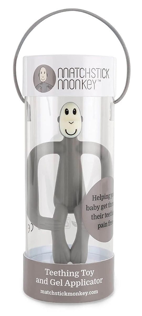 Matchstick Monkey Original Monkey Teething Toy - Gray - 19-10001