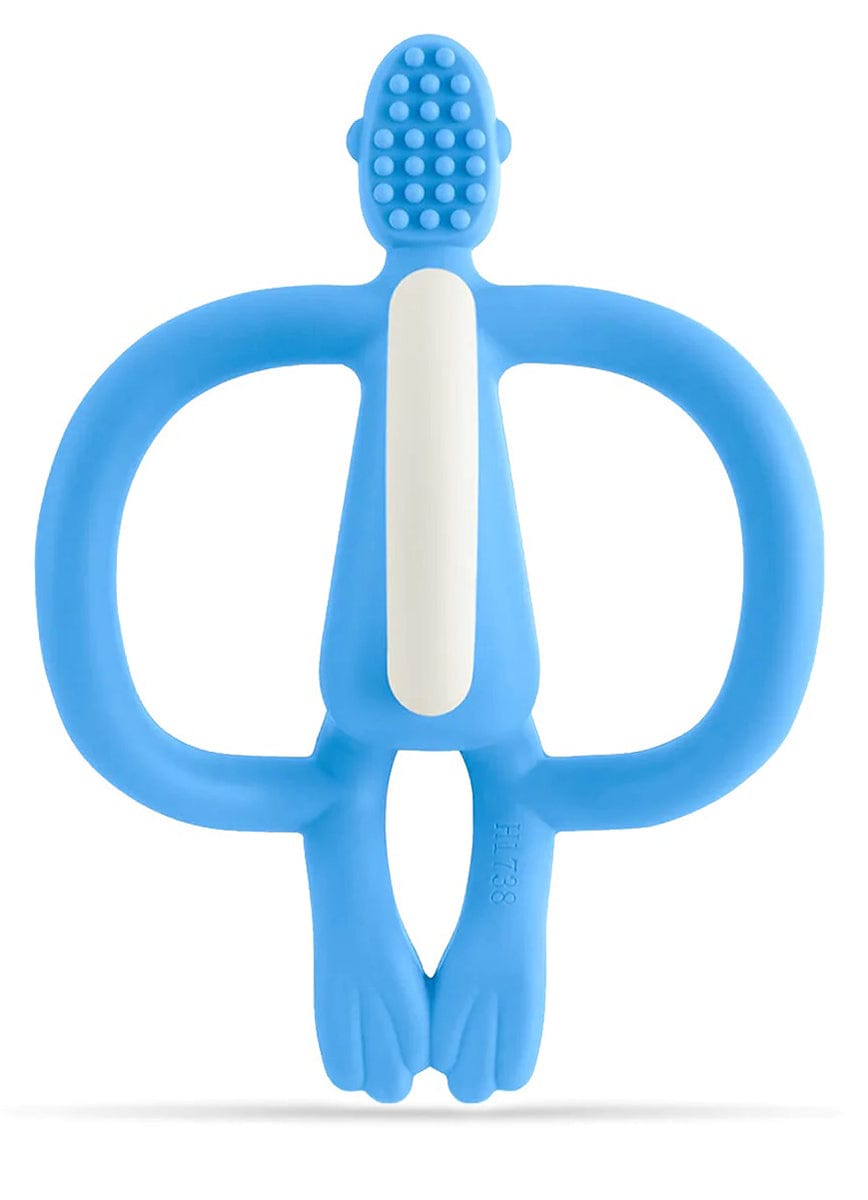 Matchstick Monkey Original Monkey Teething Toy - Light Blue - 19-10006