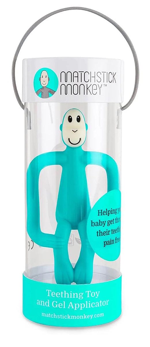 Matchstick Monkey Original Monkey Teething Toy - Mint Green - 19-10008