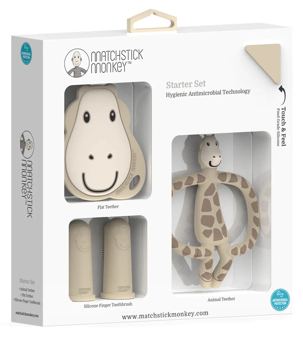 Matchstick Monkey Teething Starter Set - Gigi Giraffe - 19-16005