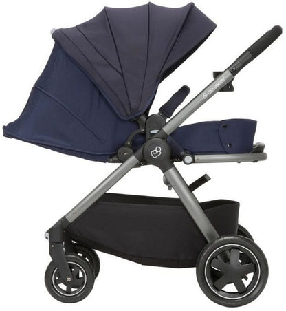 Maxi-Cosi Adorra Travel System - Charcoal/Brilliant Blue - TR362EDV