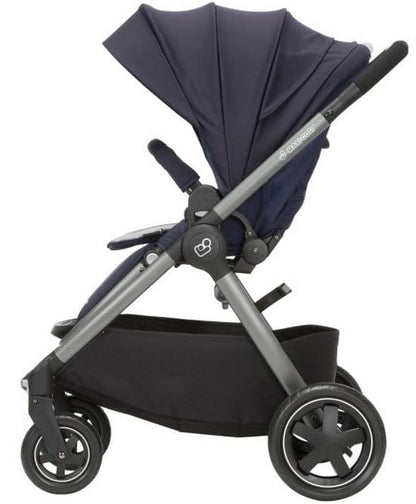 Maxi-Cosi Adorra Travel System - Charcoal/Brilliant Blue - TR362EDV