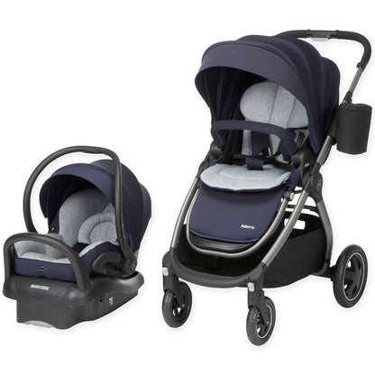 Maxi-Cosi Adorra Travel System - Charcoal/Brilliant Blue