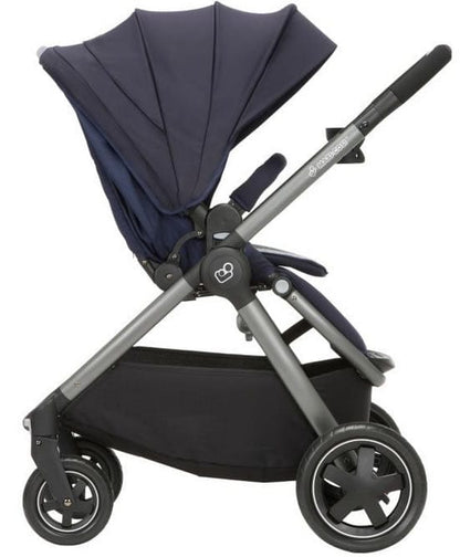 Maxi-Cosi Adorra Travel System - Charcoal/Brilliant Blue