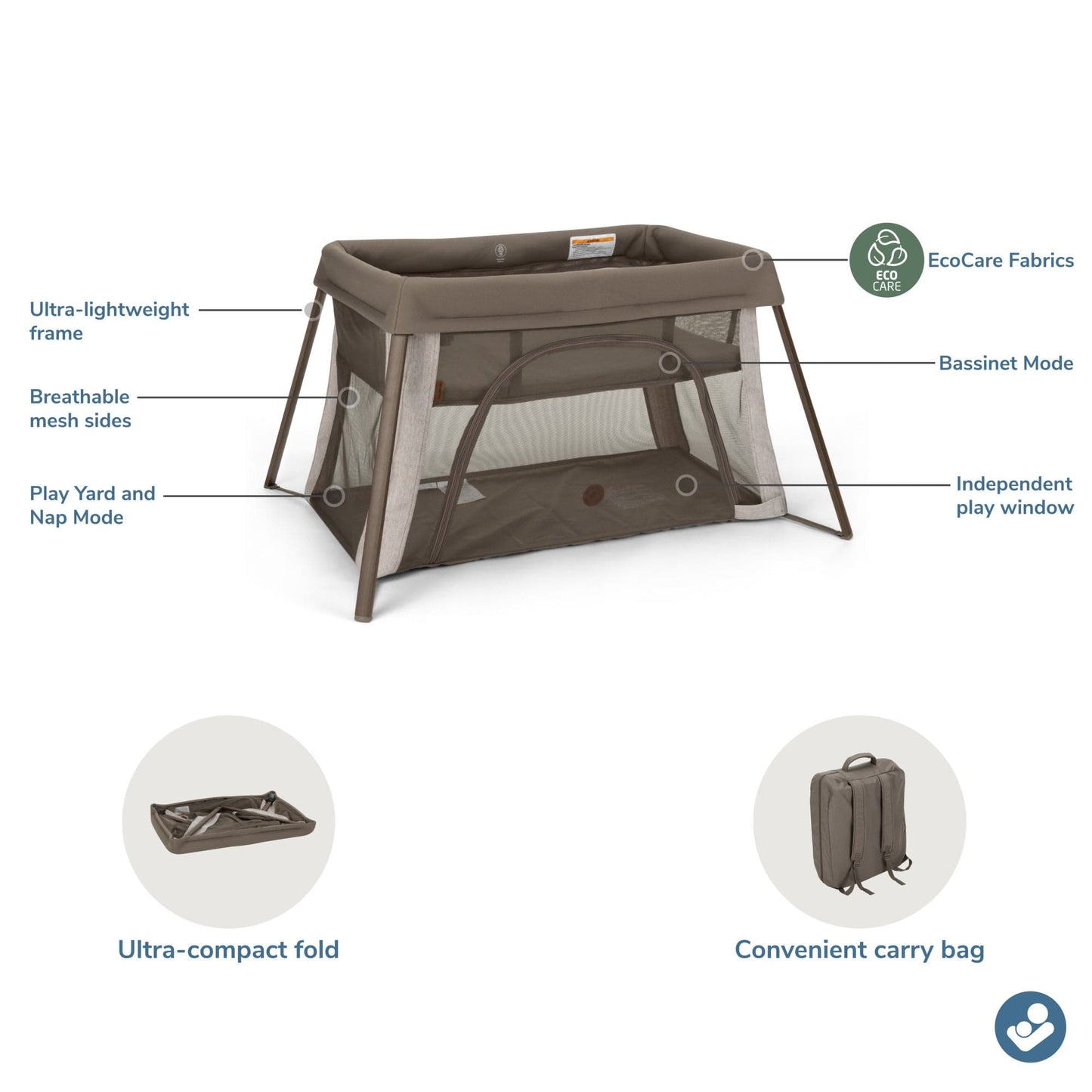Maxi-Cosi Calao Travel Play Yard - Classic Truffle - PY456HNY