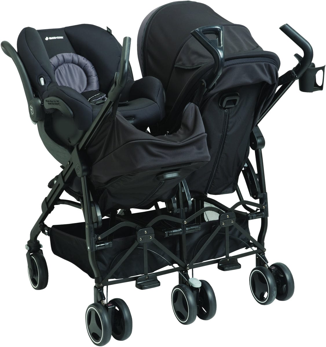 Maxi-Cosi Dana For2 Double Stroller - Devoted Black - CV316BIZ