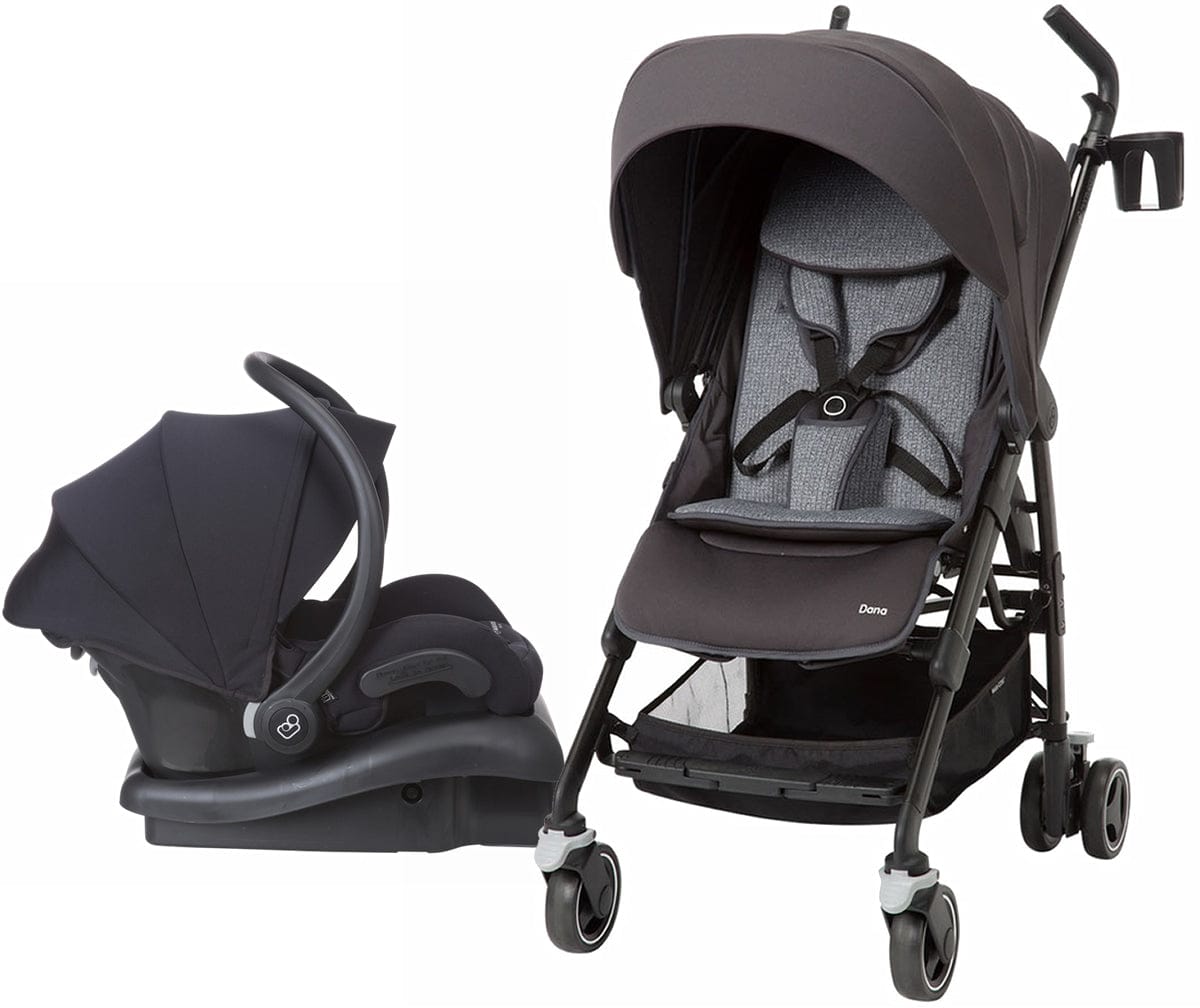Maxi-Cosi Dana + Mico 30 Travel System - Sweater Knit/Night Black - CV258DXB-IC301EMJA