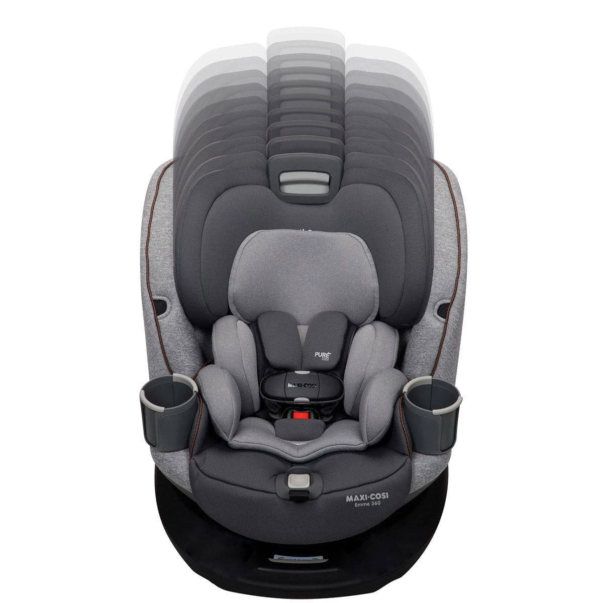 Maxi-Cosi Emme 360 Rotating All-in-One Convertible Car Seat - Midnight Black - CC268FZA