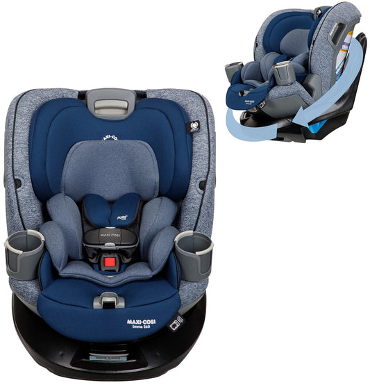 Maxi-Cosi Emme 360 Rotating All-in-One Convertible Car Seat - Navy Wonder - CC268GNZ