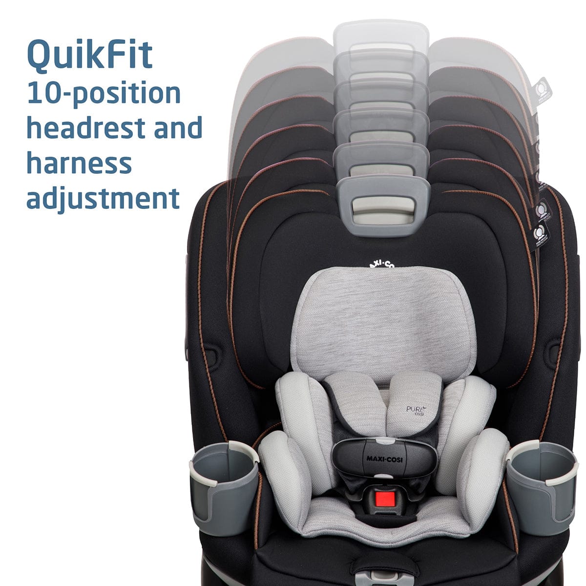 Maxi-Cosi Emme 360 Rotating All-in-One Convertible Car Seat - Network Grey - CC293GLS