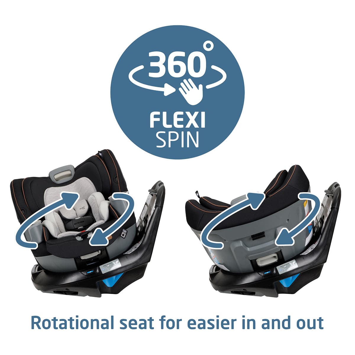 Maxi-Cosi Emme 360 Rotating All-in-One Convertible Car Seat - Network Grey - CC293GLS