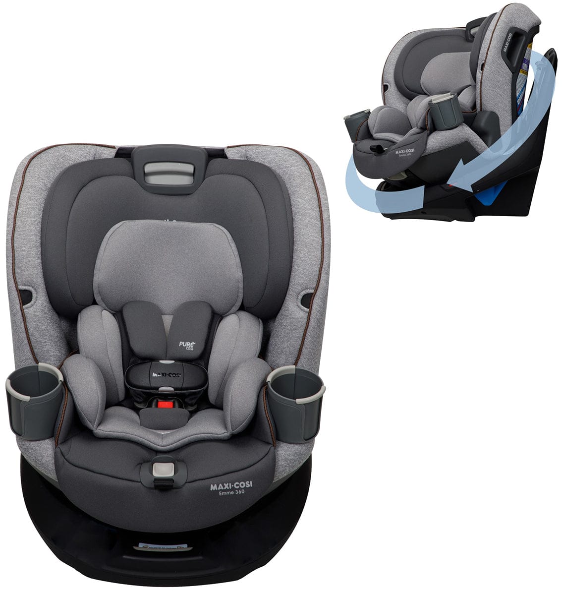 Maxi-Cosi Emme 360 Rotating All-in-One Convertible Car Seat - Urban Wonder - CC268GKE