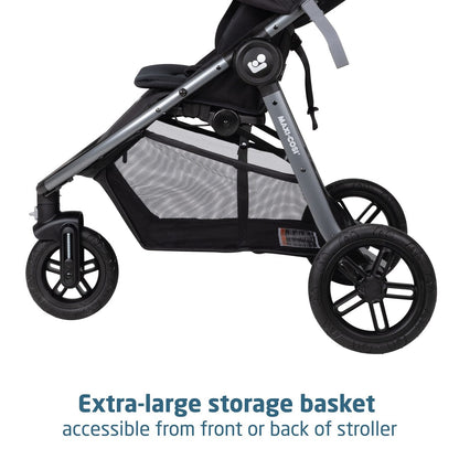 Maxi-Cosi Gia XP Luxe 3-Wheel Travel System - Midnight Black - TR456FZA