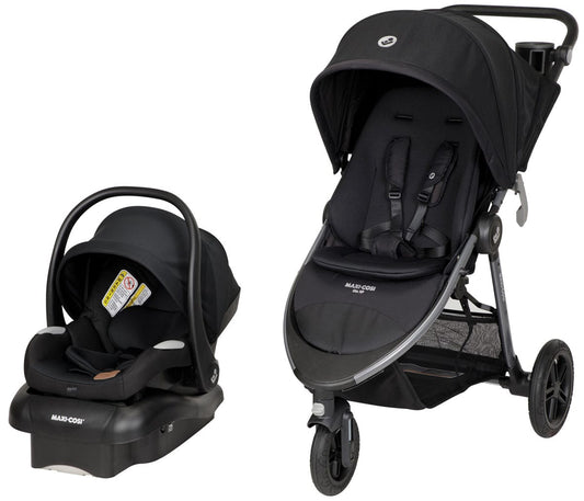 Maxi-Cosi Gia XP Luxe 3-Wheel Travel System - Midnight Black - TR456FZA