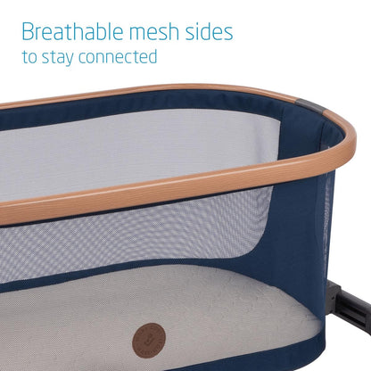 Maxi-Cosi Iora 2-in-1 Bedside Bassinet - Essential Blue