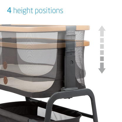 Maxi-Cosi Iora 2-In-1 Bedside Bassinet - Essential Graphite - BT079FJA