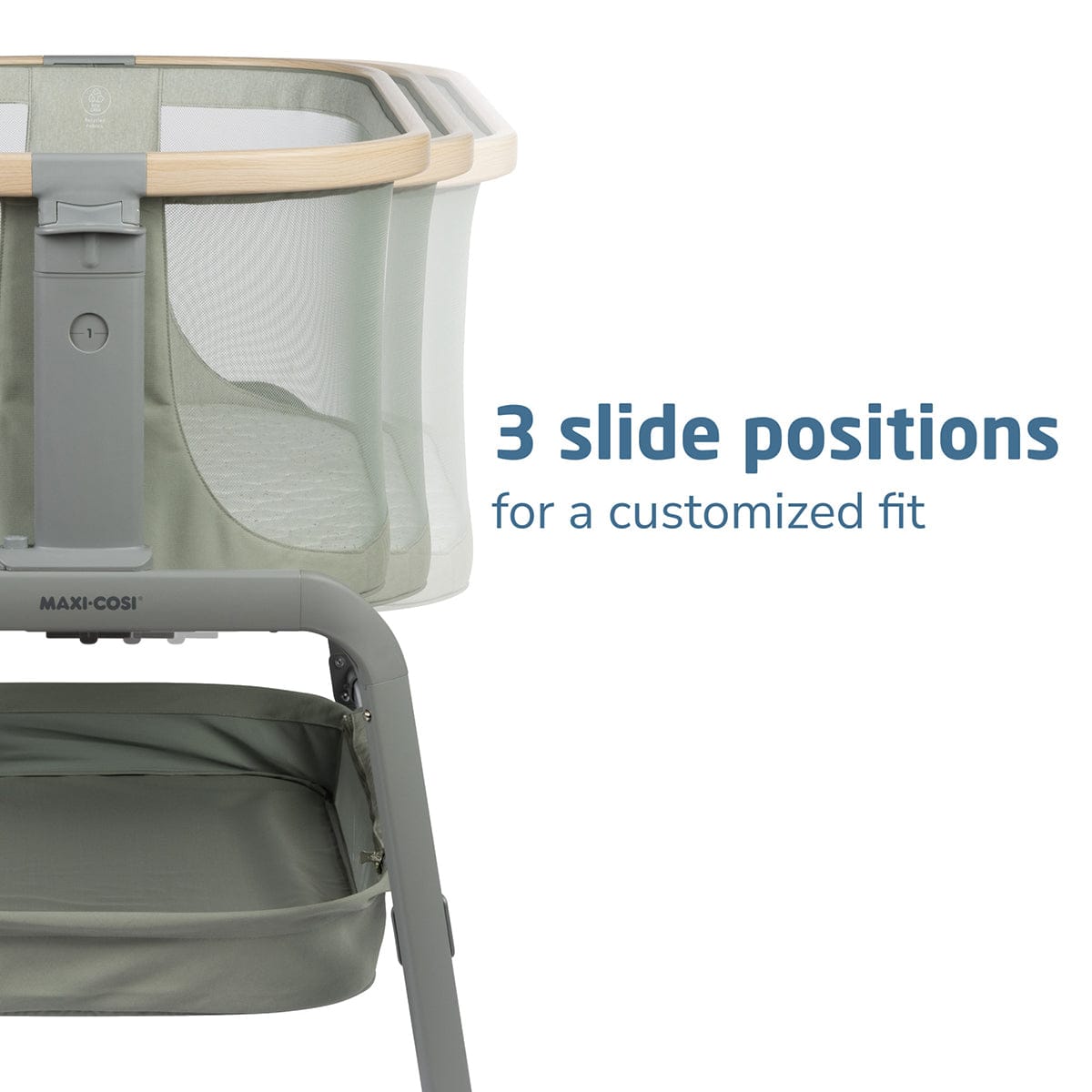maxi cosi iora air mattress size Maxi-Cosi Iora Bedside Bassinet, Classic Green