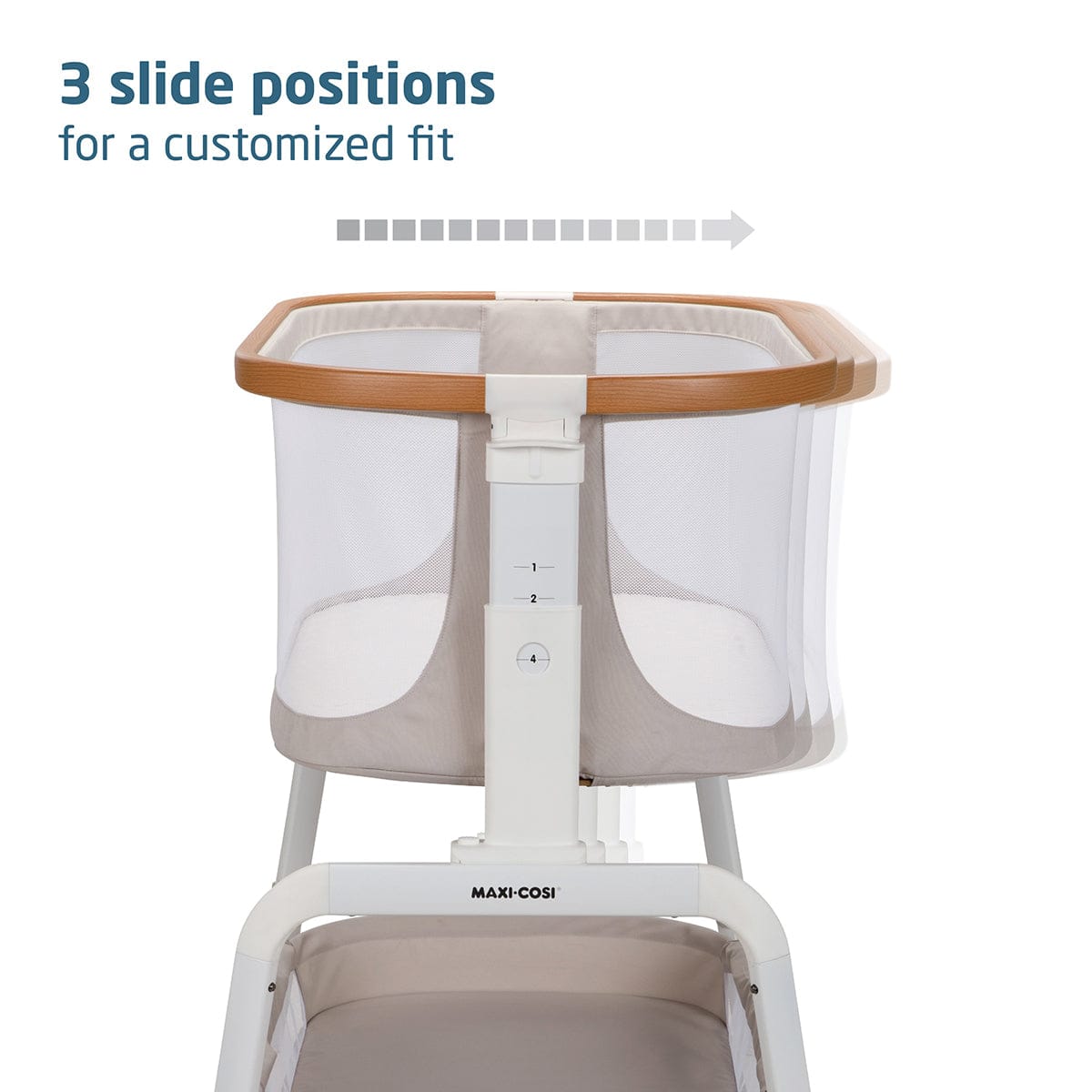 Maxi-Cosi Iora Bedside Bassinet - Horizon Sand - BT079GMT
