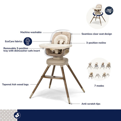 Maxi-Cosi Kiskadee 360 Rotating High Chair - Natural Heritage - HC280HDF