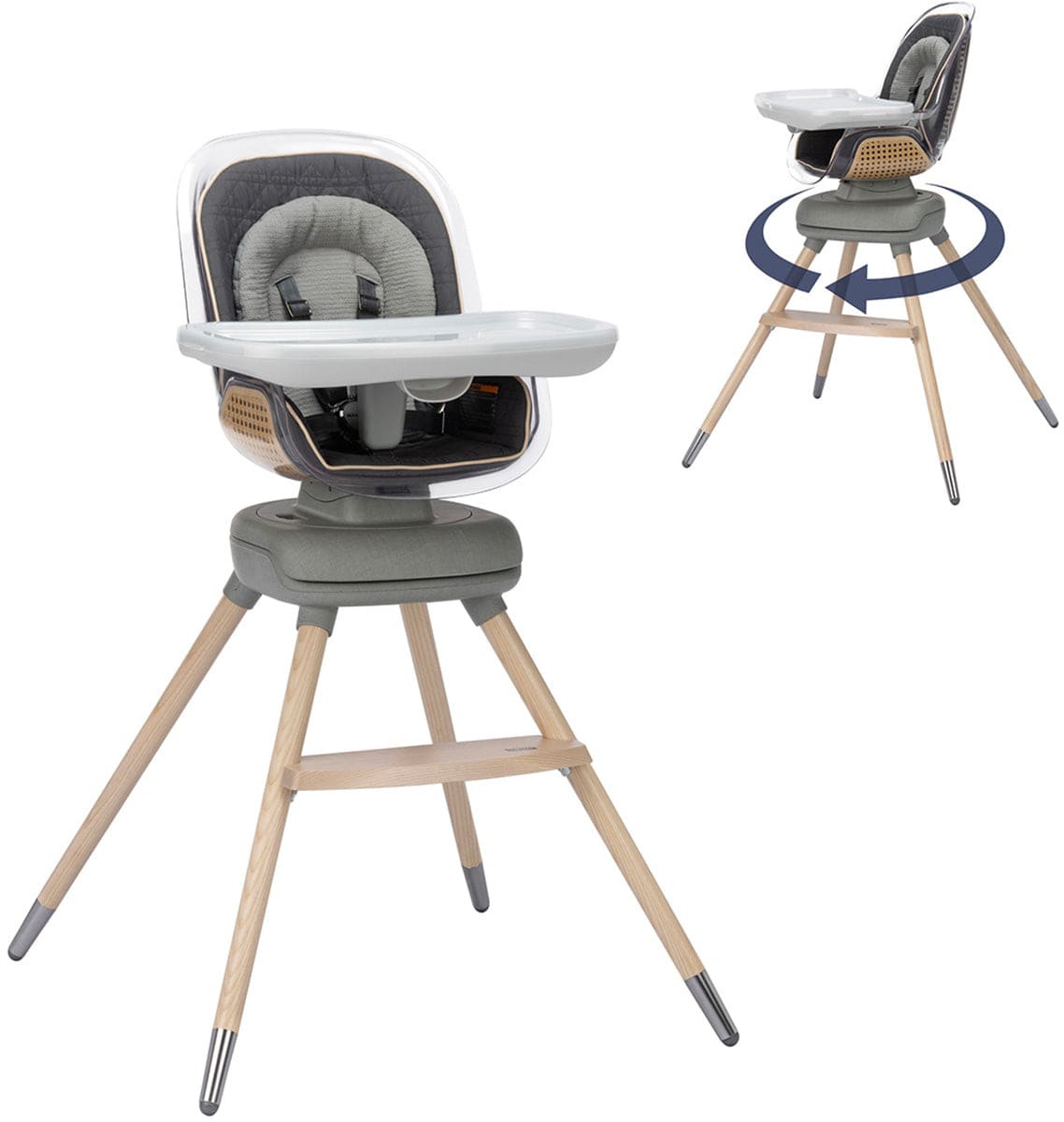 Maxi-Cosi Kiskadee 360 Rotating High Chair - Onyx Heritage - HC280HCV