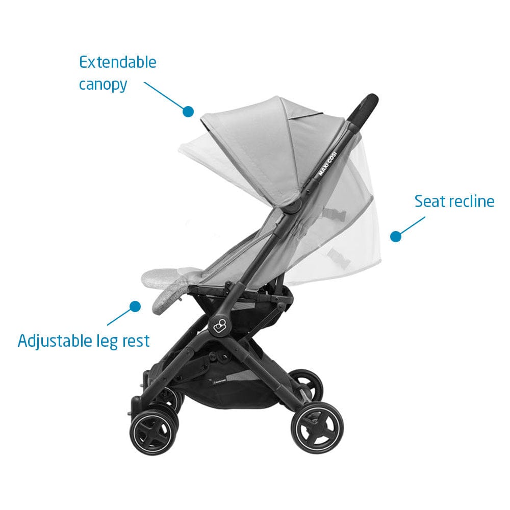 Maxi-Cosi Lara Lightweight Compact Stroller - Tetra Graphite - CV364FZO