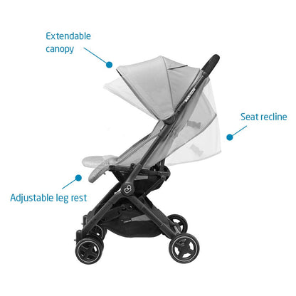 Maxi-Cosi Lara Lightweight Compact Stroller - Tetra Graphite - CV364FZO
