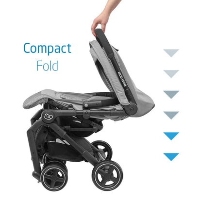 Maxi-Cosi Lara Lightweight Compact Stroller - Tetra Graphite