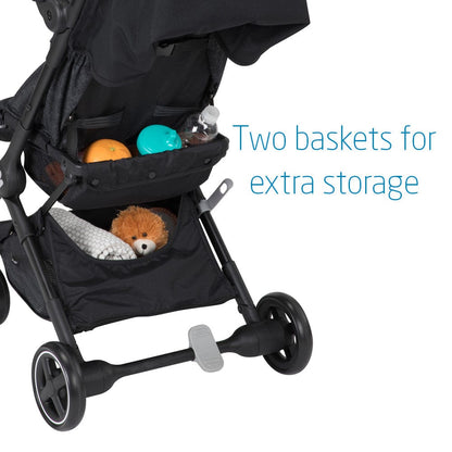 Maxi-Cosi Lara Lightweight Compact Stroller - Tetra Graphite