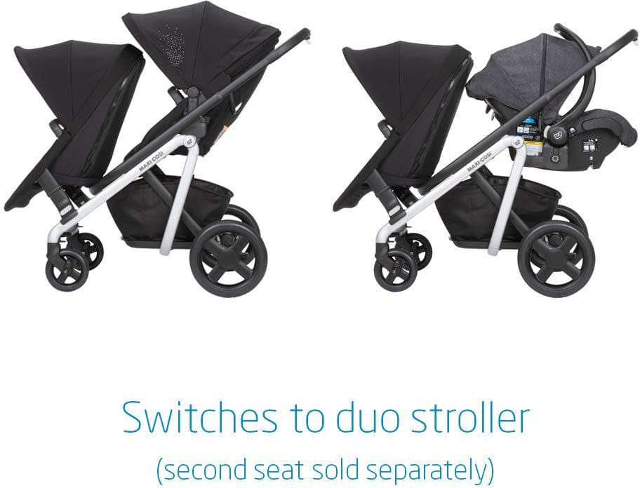 Maxi-Cosi Lila + Mico XP Max Travel System Bundle - Frequency Black / Essential Black - CV324EYV-IC387FNA