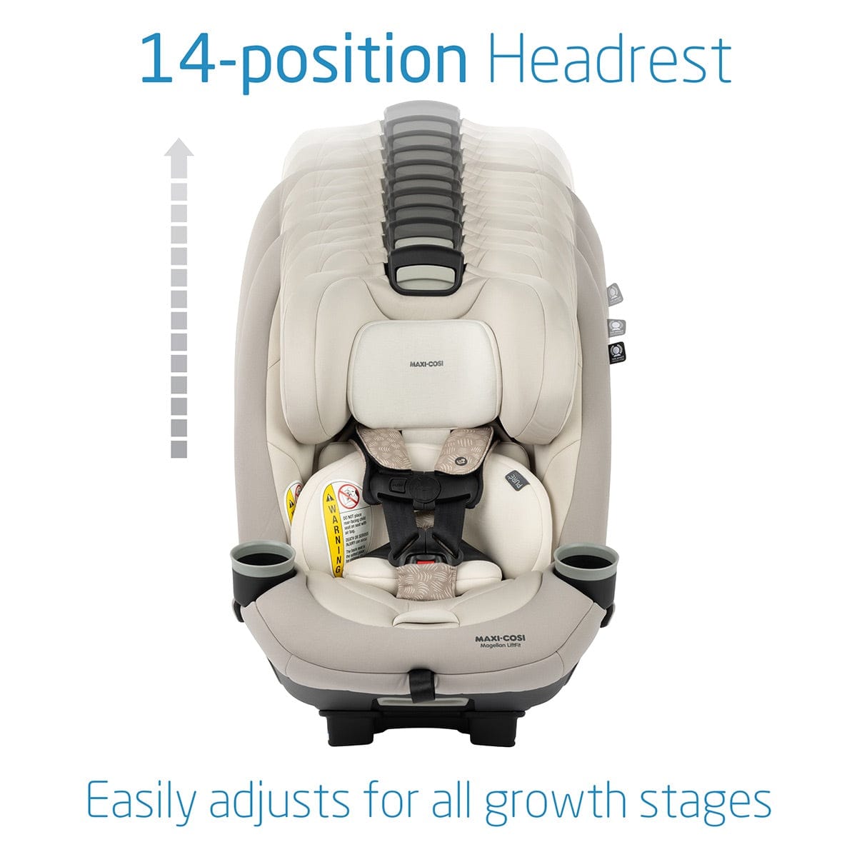 Maxi-Cosi Magellan LiftFit All-in-One Convertible Car Seat - Topia Tan - CC280GCB