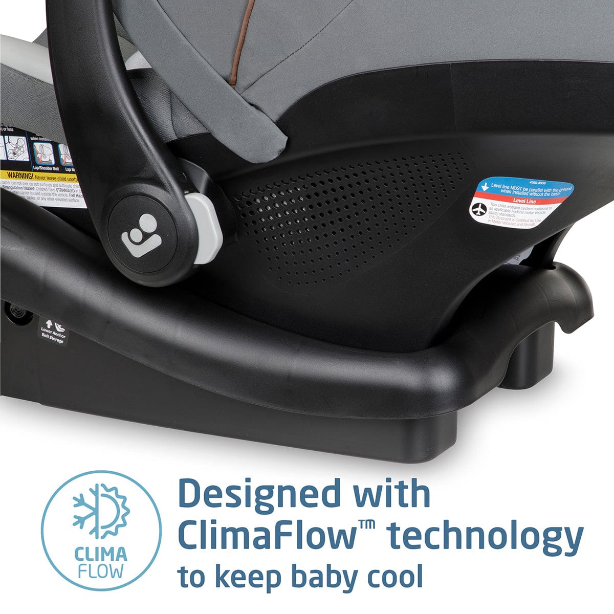 Maxi-Cosi Mico Luxe Lightweight Infant Car Seat - Stone Glow - IC365GYLH